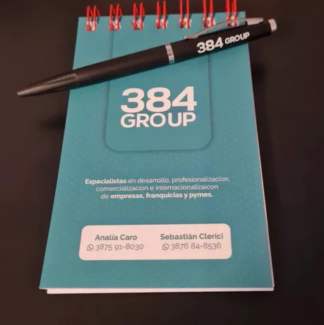 Libreta anillada personalizada