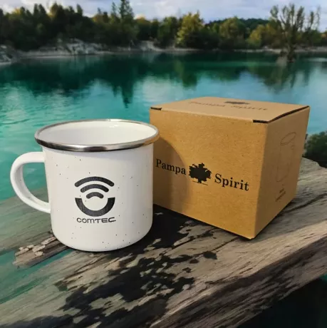Taza enlozada con impresión