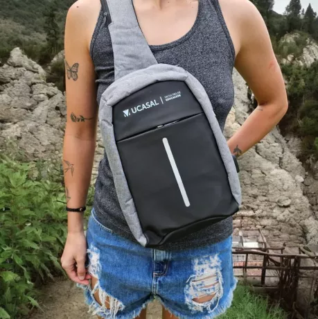 Morral con estampado