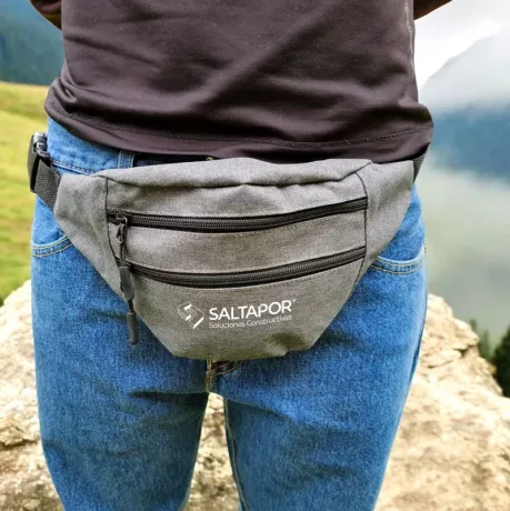 Riñonera con logo estampado
