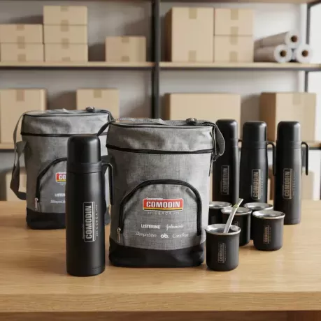Set de mate Comodin con logo