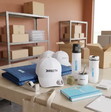 Kit de productos personalizados. Cliente: Directv