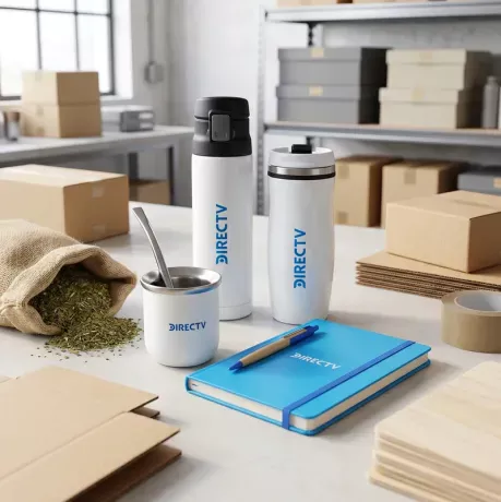 Kit de productos personalizados. Cliente: Directv