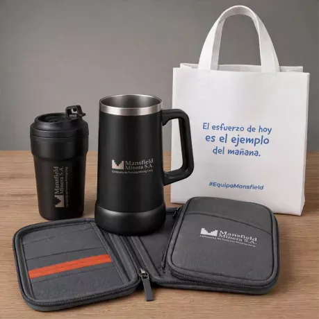 Kit de productos personalizados. Cliente: Mansfield