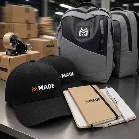 Kit de productos personalizados. Cliente: MADE