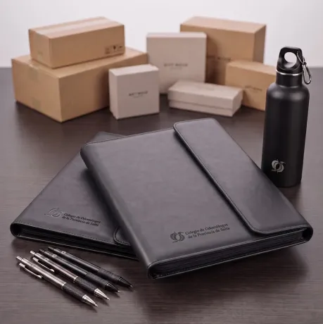 Kit de productos personalizados. Cliente: Colegio de Odontólogos