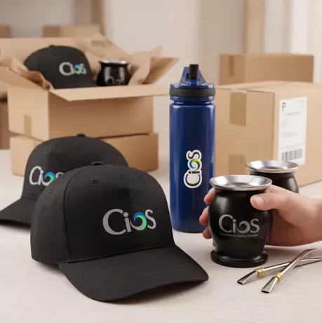 Kit de productos personalizados. Cliente: Cios