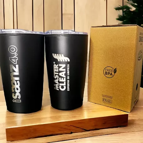 Vasos Termicos con logo grabado