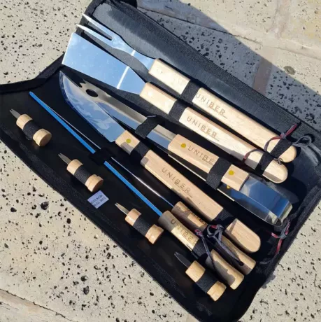 Set de asado con piezas personalizadas