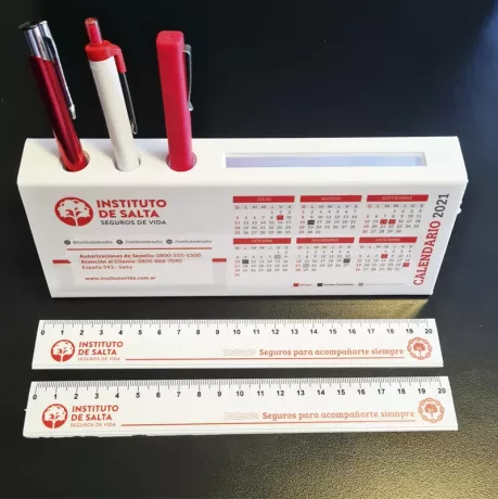 Almanaque carpita y regla personalizados