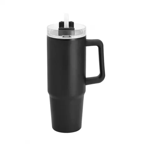 Jarro Mug Doble Pared Con Sorbete Plástico y Acero 880ml