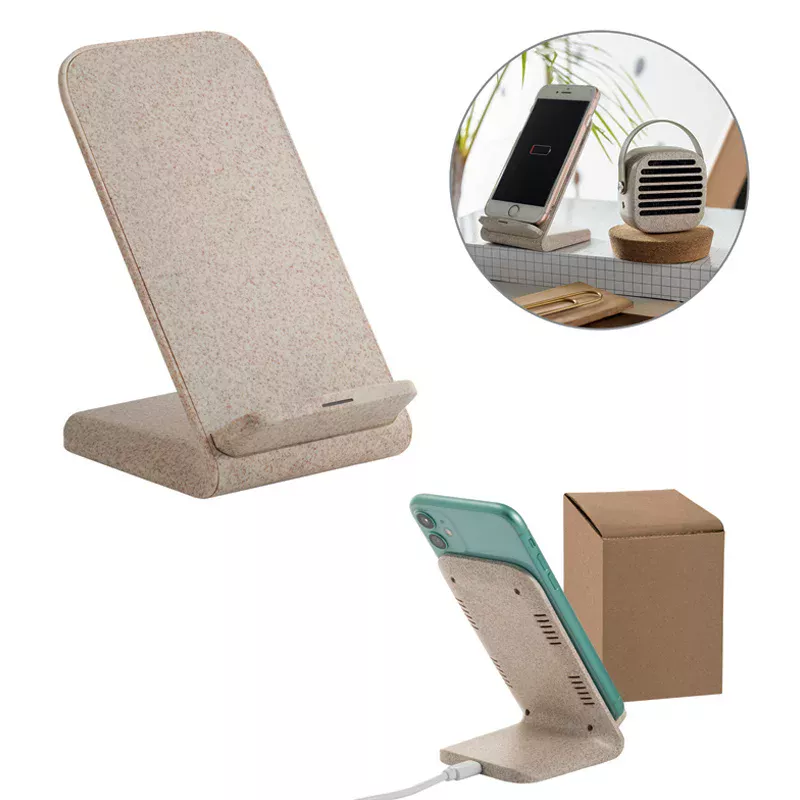 Apoya celular y cargador ecologico