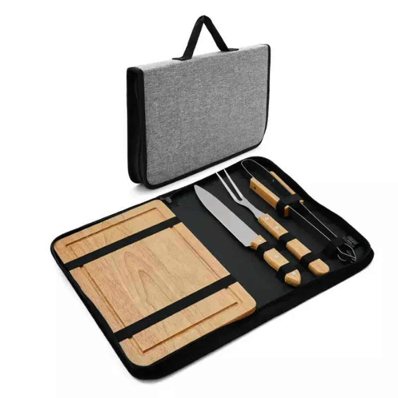 Set de asado Brs - Estuche gris