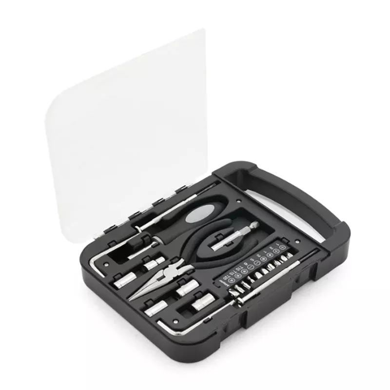 Set de herramientas tapa traslucida