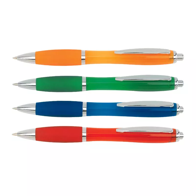 Bolígrafo plastico cuerpo y grip color
