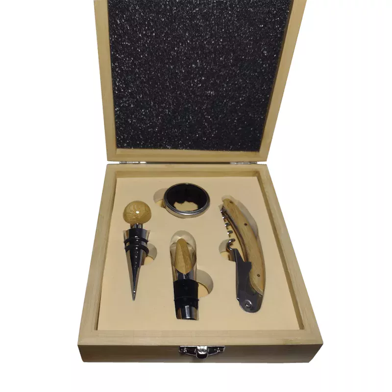 Set de Vino bamboo